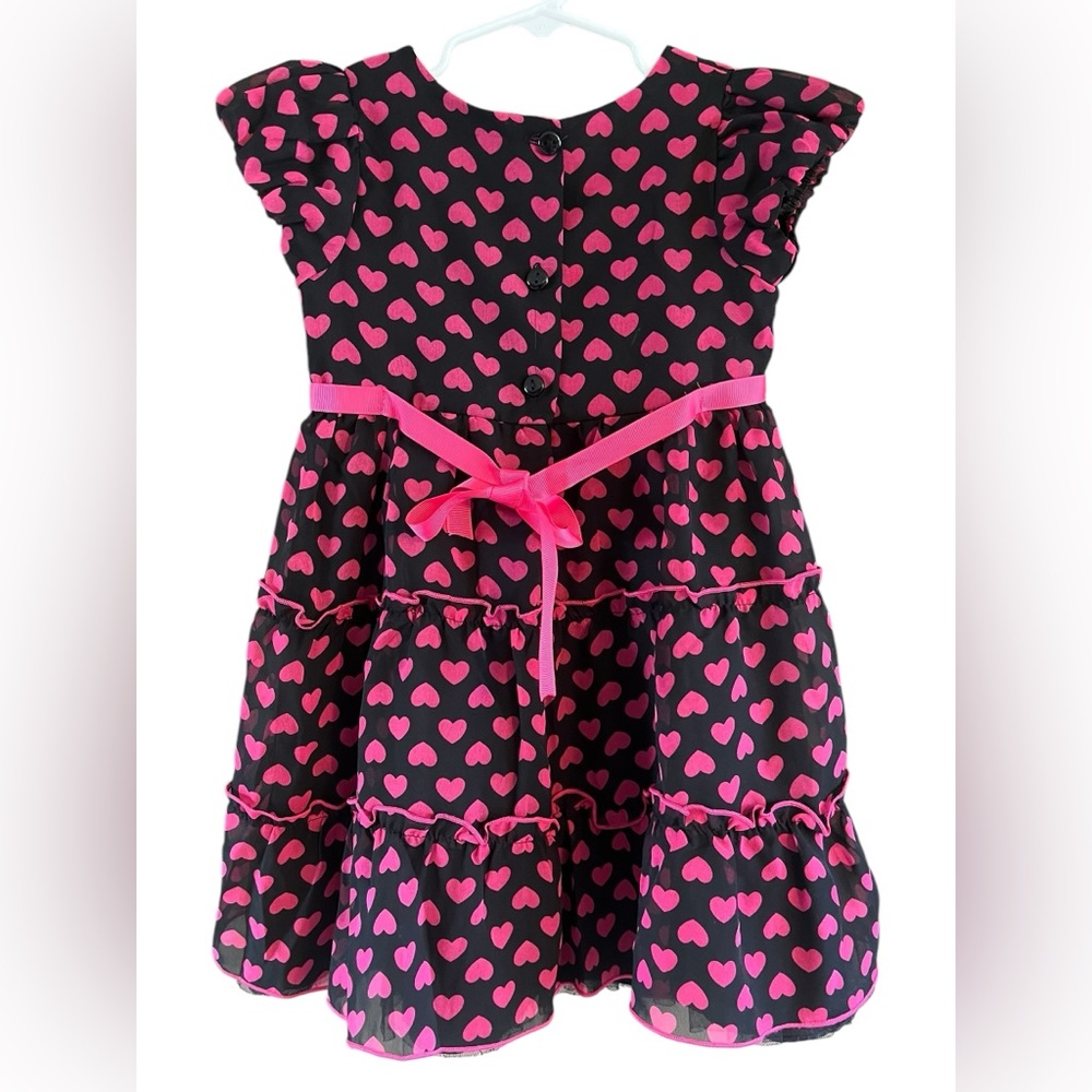 HP💥🔥 x 2 Girl's Youngland Multicolored A-line Dress with Ruffled Embellishments - Picture 8 of 8